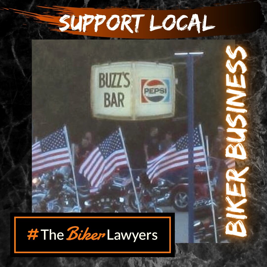 Biker Friendly Business Badge for Buzz's Bar in Waterloo, Ia