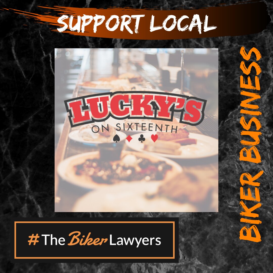 Promotional Image for the Biker Food Review of Lucky's on 16th in Cedar Rapids, Ia