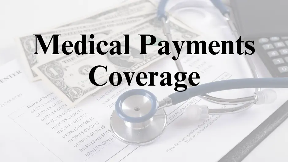 Image to promote the importance of medical payments coverage