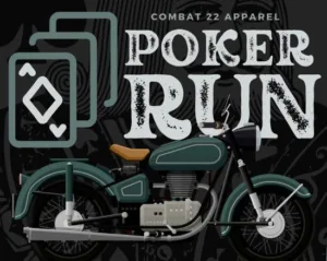 Image promoting the Combat Veterans 22 Poker Run