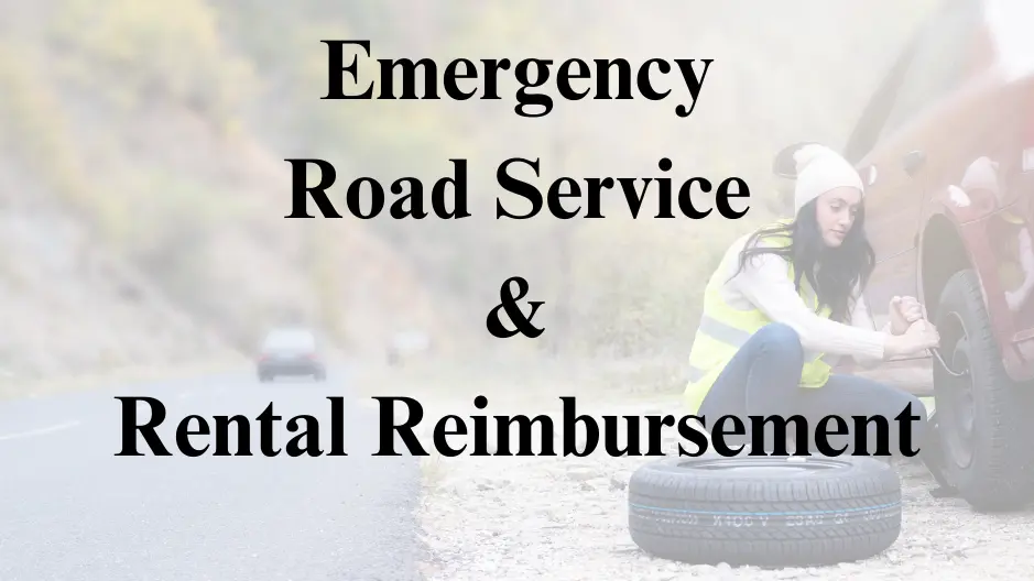 Image illustrating a woman in need of emergency road service