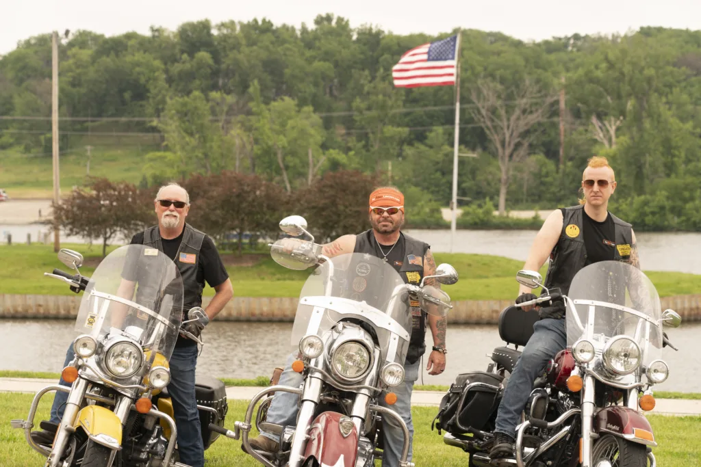 vintage style photo of The Biker Lawyers, Personal injury legal team