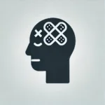 small icon representing head injuries