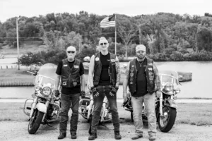 Black and white image of The Biker Lawyers, Personal Injury Lawyers