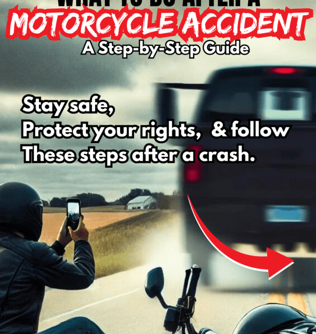What to do after a Motorcycle Accident- Step-by-step guide