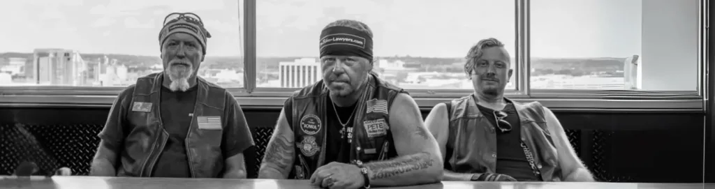 Dan Matzdorff, Pete Leehey, and Jon Jansen: Personal Injury attorneys with The Biker Lawyers of Cedar Rapids, Iowa