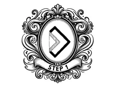 Illustration of a partially folded bandana with the Text 