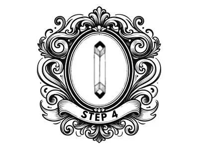 Illustration of the fourth step in how to fold a bandana.