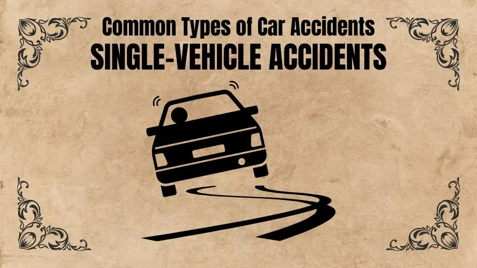 Illustration of a single-vehicle accident for an article by The Biker Lawyers