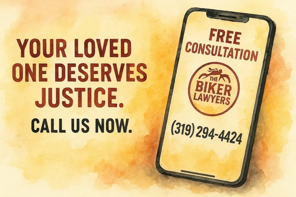 Call The Biker Lawyers for a free wrongful death claim consultation