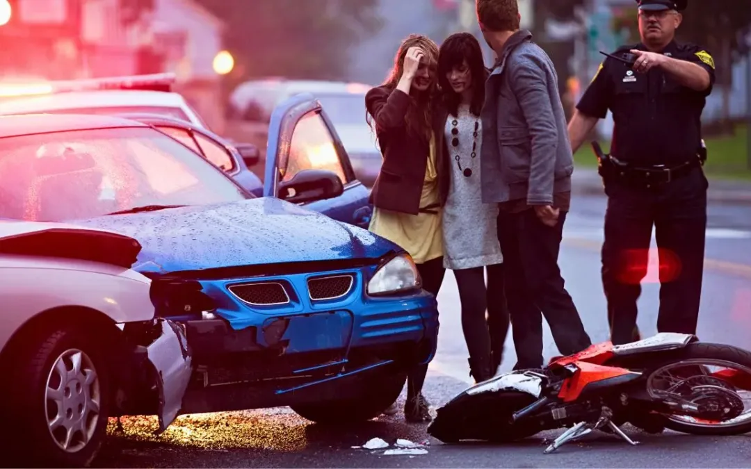 Multiple-Vehicle Motorcycle Accidents Involving a Car