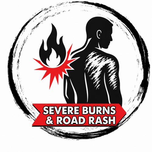 Severe Burns and Road Rash Icon